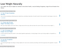 Tablet Screenshot of loseweight--naturally.blogspot.com