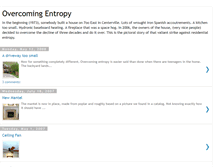 Tablet Screenshot of overcomingentropy.blogspot.com