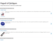 Tablet Screenshot of fegurdafjarlogum.blogspot.com