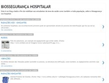 Tablet Screenshot of biossegurancahospitalar.blogspot.com