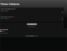 Tablet Screenshot of peleas-callejeras.blogspot.com
