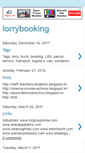 Mobile Screenshot of lorrybooking.blogspot.com