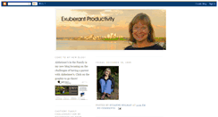Desktop Screenshot of exuberantproductivity.blogspot.com