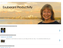Tablet Screenshot of exuberantproductivity.blogspot.com
