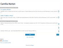 Tablet Screenshot of camillamorton.blogspot.com