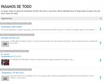 Tablet Screenshot of pasamosdetodo.blogspot.com