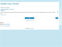 Tablet Screenshot of healthcarecentre.blogspot.com