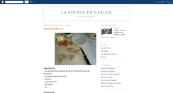 Desktop Screenshot of lacocinadecarlos.blogspot.com