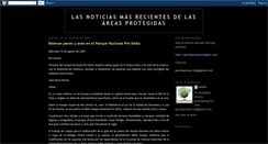 Desktop Screenshot of noticias-guardaparque.blogspot.com