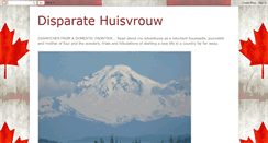 Desktop Screenshot of disparatehuisvrouw.blogspot.com