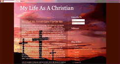 Desktop Screenshot of mychristianlifestyle.blogspot.com