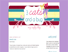 Tablet Screenshot of 3catsandabug.blogspot.com