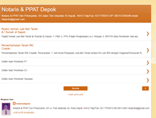 Tablet Screenshot of notarisdepok.blogspot.com