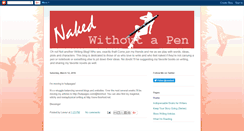 Desktop Screenshot of nakedwithoutapen.blogspot.com