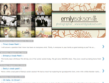 Tablet Screenshot of emilyisakson.blogspot.com