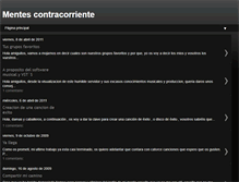 Tablet Screenshot of mentescontracorriente.blogspot.com