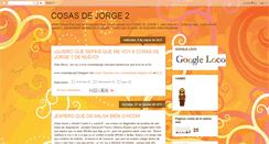 Desktop Screenshot of cosasdejorge2.blogspot.com