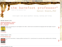 Tablet Screenshot of barefootprof.blogspot.com