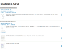 Tablet Screenshot of disgracedjudges.blogspot.com