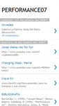 Mobile Screenshot of performance07.blogspot.com
