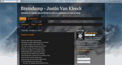 Desktop Screenshot of justinvankleeck.blogspot.com