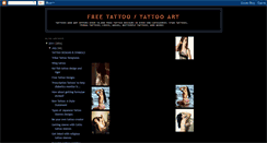 Desktop Screenshot of freetattoiandotattooart.blogspot.com