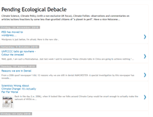 Tablet Screenshot of pendingecologicaldebacle.blogspot.com