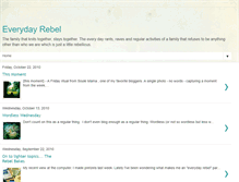 Tablet Screenshot of everydayrebel.blogspot.com