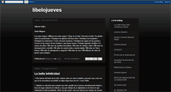 Desktop Screenshot of libelojueves.blogspot.com