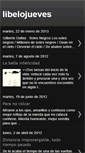 Mobile Screenshot of libelojueves.blogspot.com