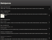 Tablet Screenshot of libelojueves.blogspot.com