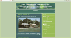 Desktop Screenshot of gteccbowlingclub.blogspot.com