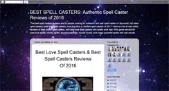 Desktop Screenshot of bestspellcasters.blogspot.com