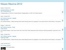 Tablet Screenshot of nissan-maxima-2012.blogspot.com