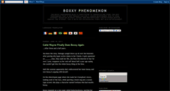 Desktop Screenshot of boxxyphenomenon.blogspot.com