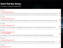 Tablet Screenshot of donteatthegravy.blogspot.com