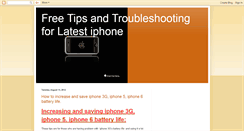 Desktop Screenshot of freetips4iphone.blogspot.com