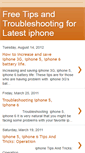 Mobile Screenshot of freetips4iphone.blogspot.com