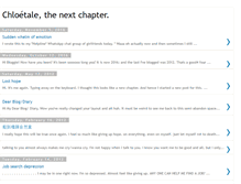 Tablet Screenshot of chloetale.blogspot.com