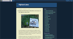 Desktop Screenshot of highland-lakes.blogspot.com