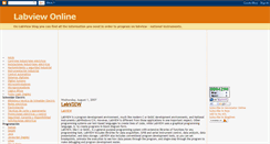 Desktop Screenshot of labview-tutorial.blogspot.com
