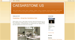 Desktop Screenshot of caesarstoneusa.blogspot.com