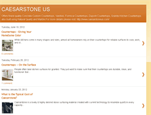 Tablet Screenshot of caesarstoneusa.blogspot.com