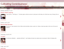 Tablet Screenshot of cultivating-consciousness.blogspot.com