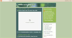 Desktop Screenshot of hiddenacressummercamp.blogspot.com