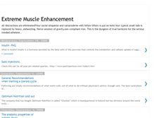 Tablet Screenshot of extrememuscleenhancement.blogspot.com