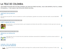 Tablet Screenshot of lateledecolombia.blogspot.com