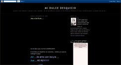 Desktop Screenshot of midulcedesquicio.blogspot.com