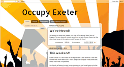 Desktop Screenshot of occupyexeter.blogspot.com