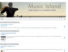 Tablet Screenshot of music-island.blogspot.com